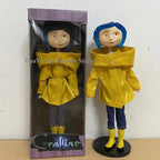 Articulated Raincoat Girl Figure – 10cm