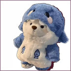 2-in-1 Shark to Bear Plush Toy