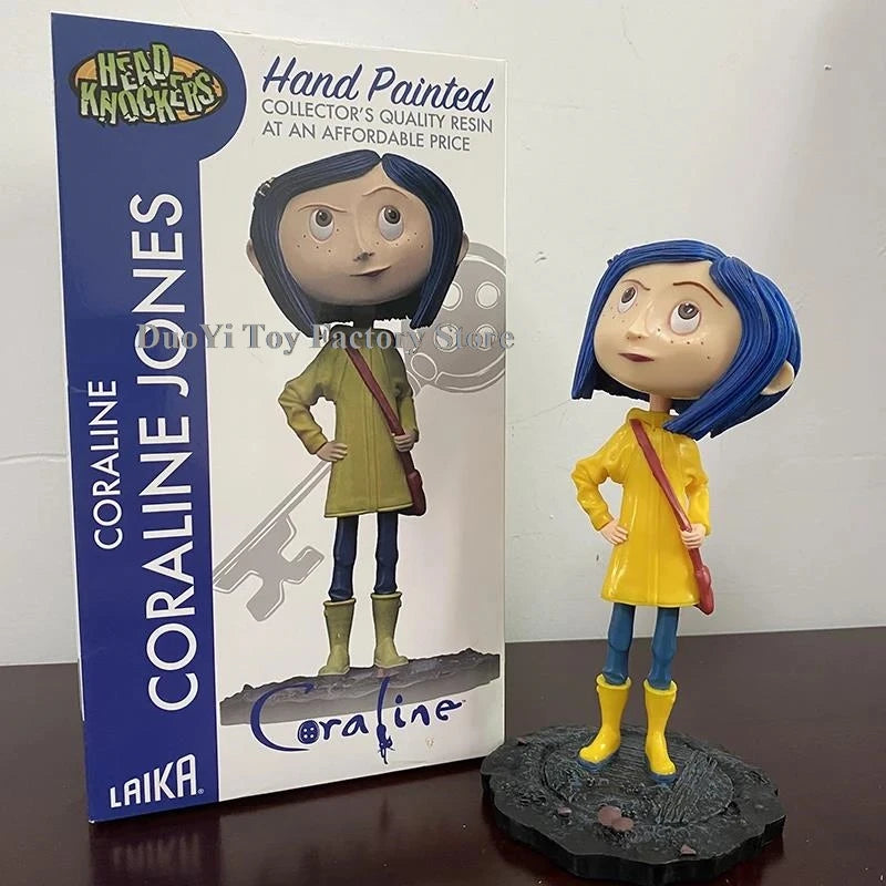 Articulated Raincoat Girl Figure – 10cm